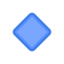 Small Blue Diamond Emoji (Facebook)