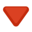 Red Triangle Pointed Down Emoji (Facebook)