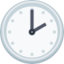 Two O’Clock Emoji (Facebook)