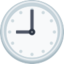 Nine O’Clock Emoji (Facebook)