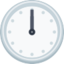Twelve O’Clock Emoji (Facebook)