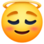 Smiling Face With Halo Emoji (Facebook)