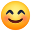 faccina con occhi sorridenti Emoji (Facebook)