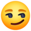 Smirking Face Emoji (Facebook)