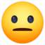 neutralus veidas Emoji (Facebook)