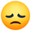 Disappointed Face Emoji (Facebook)