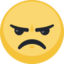 Angry Face Emoji (Facebook)