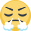 Face With Steam From Nose Emoji (Facebook)