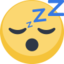 Sleeping Face Emoji (Facebook)