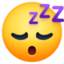 Sleeping Face Emoji (Facebook)