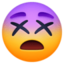 omtumlat ansikte Emoji (Facebook)