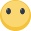 Face Without Mouth Emoji (Facebook)