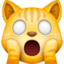 vermoeid kattengezicht Emoji (Facebook)