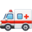 ambulância Emoji (Facebook)