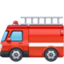 carro do corpo de bombeiros Emoji (Facebook)