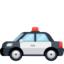 Police Car Emoji (Facebook)