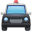 voiture de police de face Emoji (Facebook)