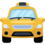 Oncoming Taxi Emoji (Facebook)