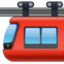 train suspendu Emoji (Facebook)