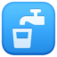 Trinkwasser Emoji (Facebook)