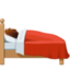 personne au lit Emoji (Facebook)