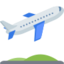 Airplane Departure Emoji (Facebook)