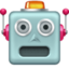 głowa robota Emoji (Facebook)