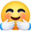 Hugging Face Emoji (Facebook)