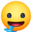 nyáladzó fej Emoji (Facebook)