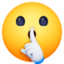 tyssende ansigt Emoji (Facebook)