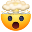 eksplodująca głowa Emoji (Facebook)