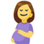Pregnant Woman Emoji (Facebook)