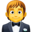 homem de smoking Emoji (Facebook)