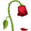 verwelkte bloem Emoji (Facebook)