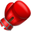 luva de boxe Emoji (Facebook)