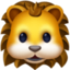 Lion Face Emoji (Facebook)