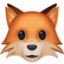 Fox Face Emoji (Facebook)