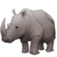 Rhinoceros Emoji (Facebook)