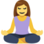 Person In Lotus Position Emoji (Facebook)