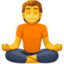 Person In Lotus Position Emoji (Facebook)