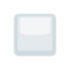 White Medium-Small Square Emoji (Facebook)