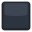 hình vuông lớn màu đen Emoji (Facebook)