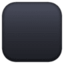 Black Large Square Emoji (Facebook)