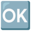 simbolis „OK“ Emoji (Google)