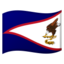 drapeau : Samoa américaines Emoji (Google)