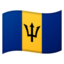 flag: Barbados Emoji (Google)