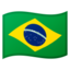 drapeau : Brésil Emoji (Google)