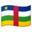 Flagge: Zentralafrikanische Republik Emoji (Google)