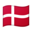 Flagge: Dänemark Emoji (Google)