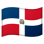 drapeau : République dominicaine Emoji (Google)